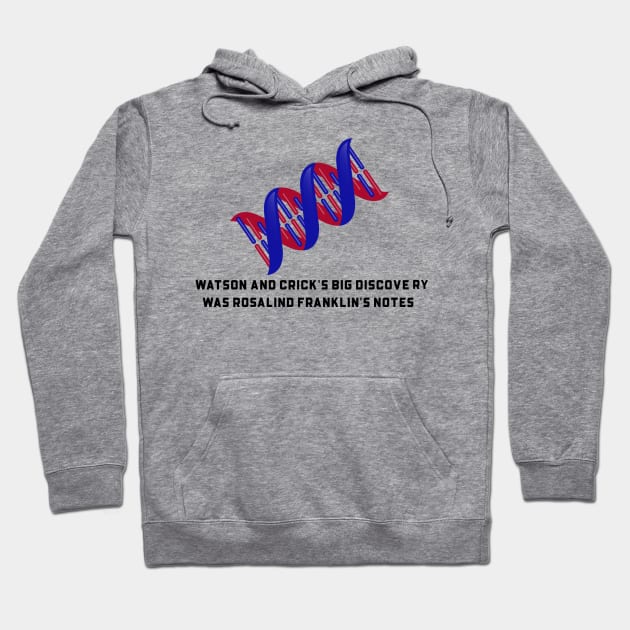 Rosalind Franklin's Notes Hoodie by Chemis-Tees